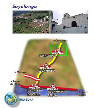Lageplan von Sayalonga